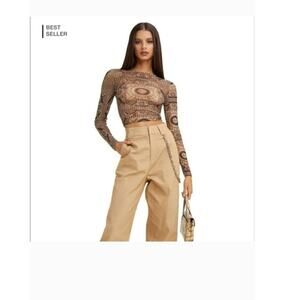 I.Am.Gia. Zenith Mesh Cropped Top Size: XS